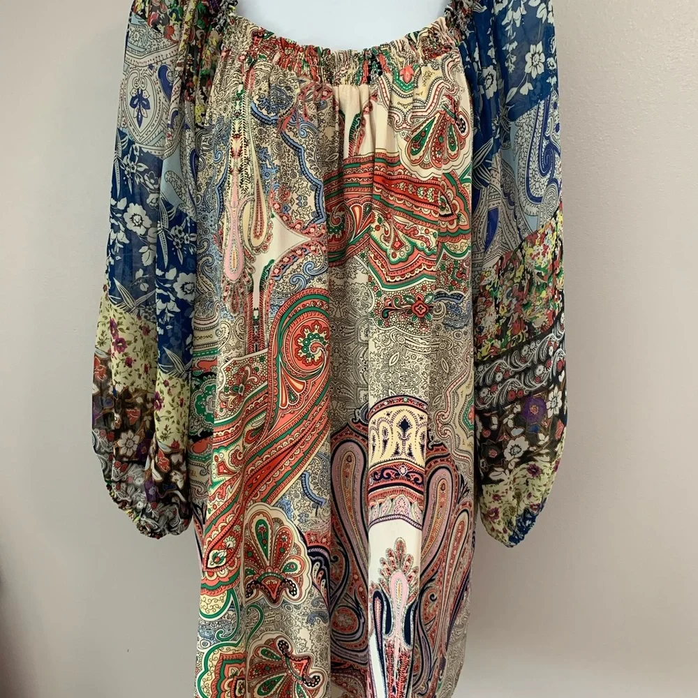 Umgee Mulit Color/Pattern Tunic/Dress - Picture 2 of 14